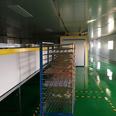 內飾件濕噴濕無塵噴漆線