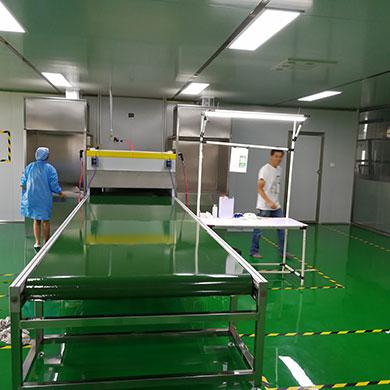 汽車內(nèi)飾件無塵噴漆生產(chǎn)線